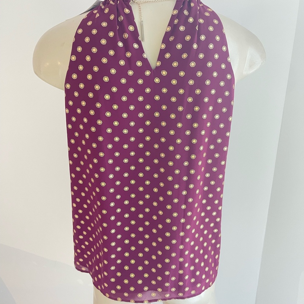 Michael Kors women Halter top size L, NEW Color Burgundy - Picture 11 of 11